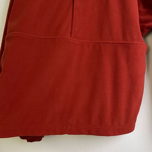 Simms Jacket Large Mens Fleece 1/2 Snap Windstopper Fleece Fishing Burnt Orange - Picture 4 of 10